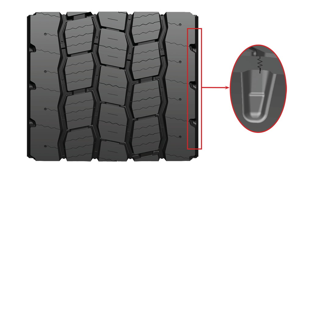 SHORTER BRAKING DISTANCE