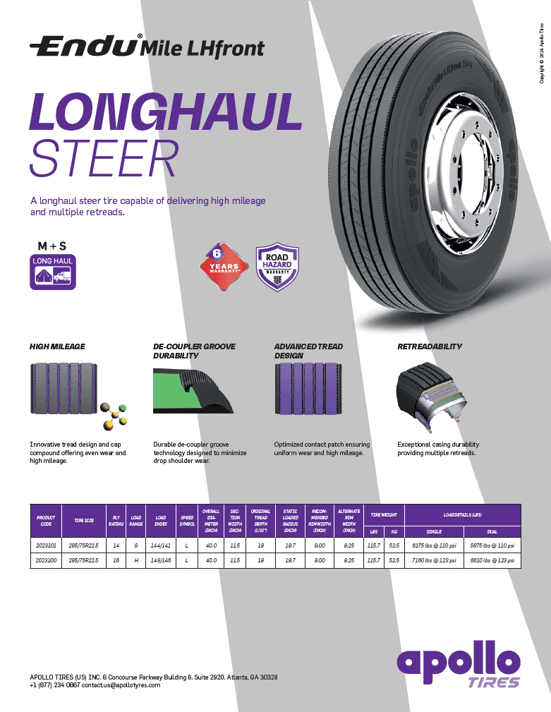 Brochures | Apollo Tyres